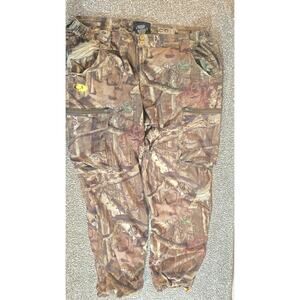 Mossy Oak Cargo Pants Lined Mens Size XL 40-42 Infinity Breakup Camo Hunting 3D